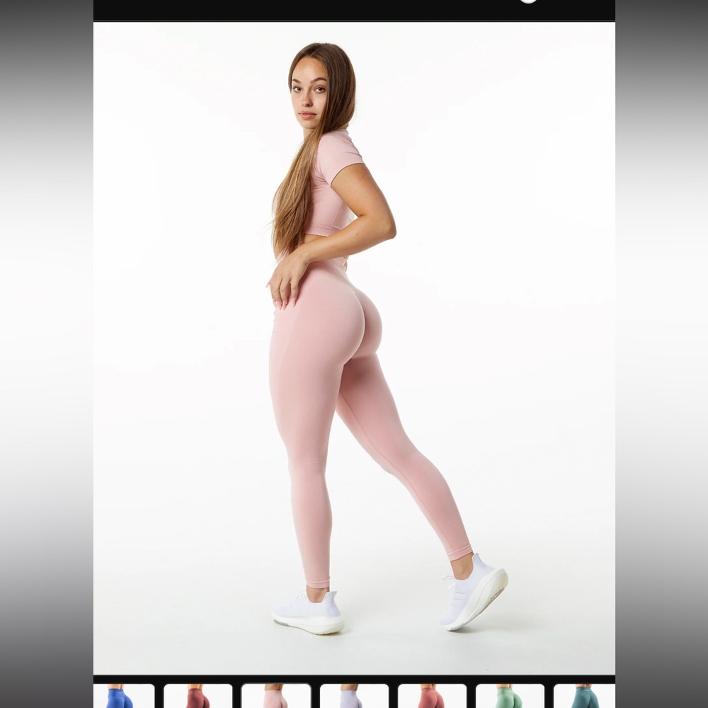 ALPHALETE (leggings) (S) color, cherry blossom